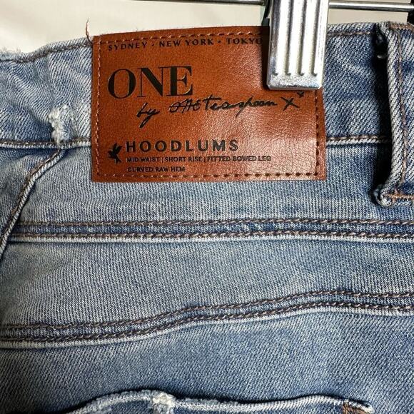 One Teaspoon Hoodlum Distressed Jeans Women's Size 25 Blue - Picture 5 of 7